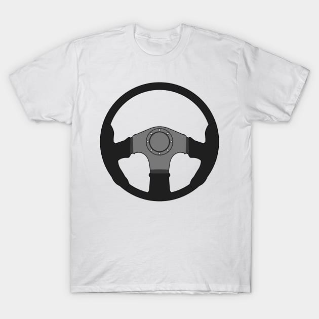 Steering Wheel Car Driving Vehicle Speed Gift Idea T-Shirt by FlashDesigns01